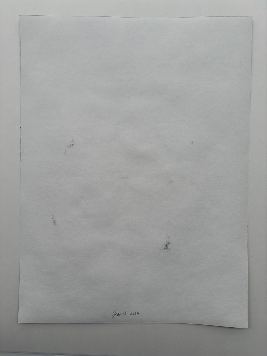 Portrait, December 2024, original work on paper