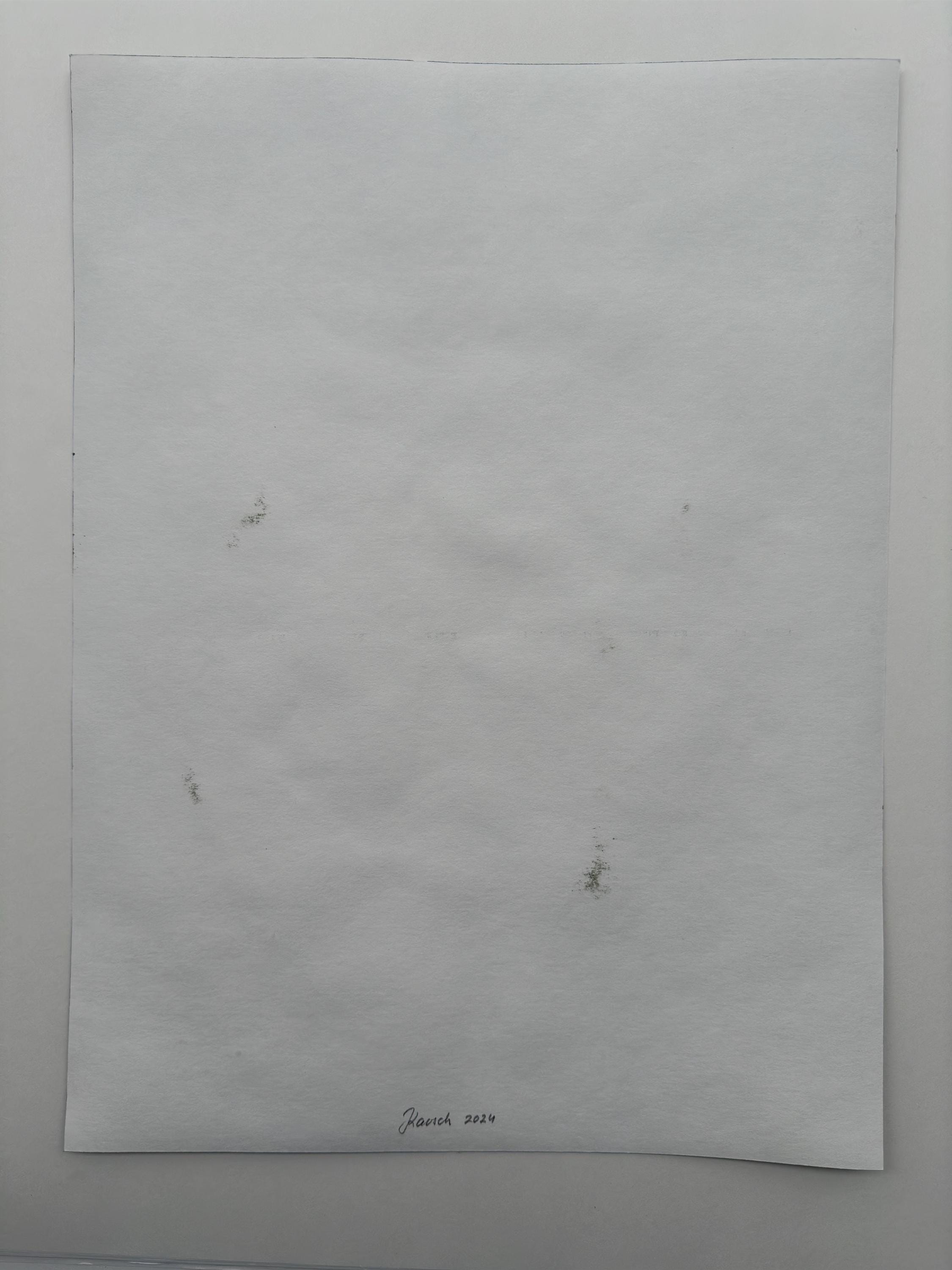 Portrait, December 2024, original work on paper