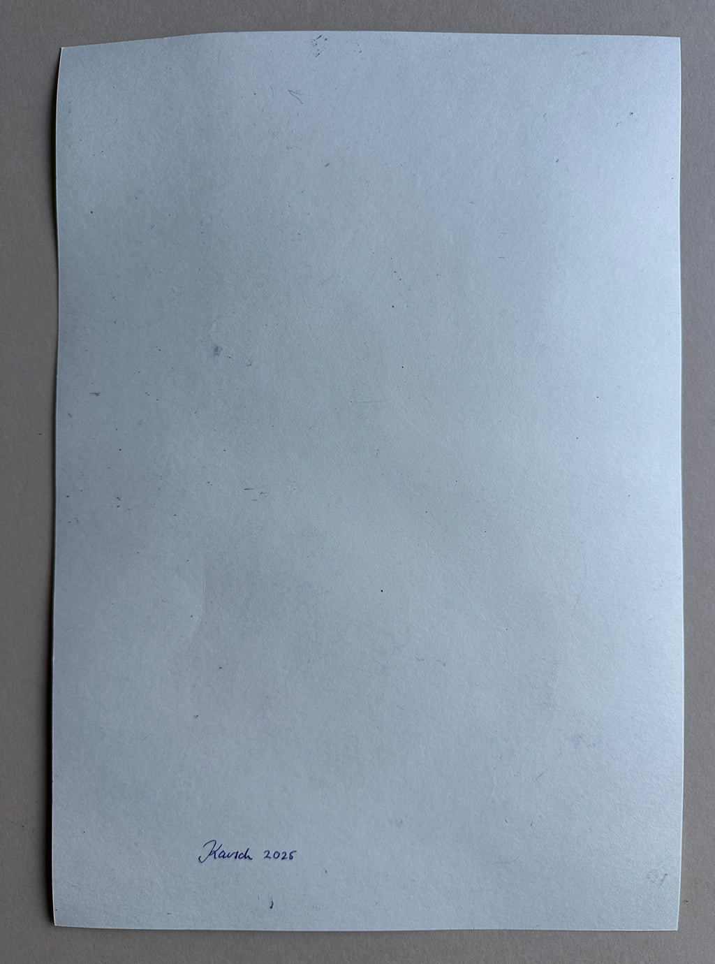 Girl's Figure, pencil and ink on paper, original