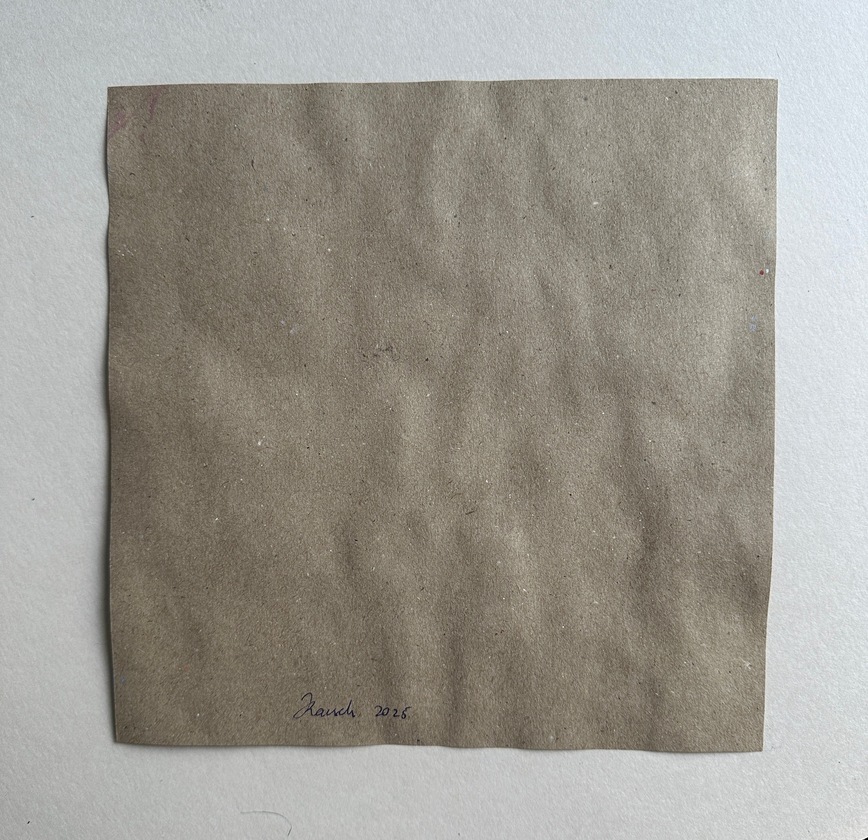 Man's Figure, small charcoal drawing, original