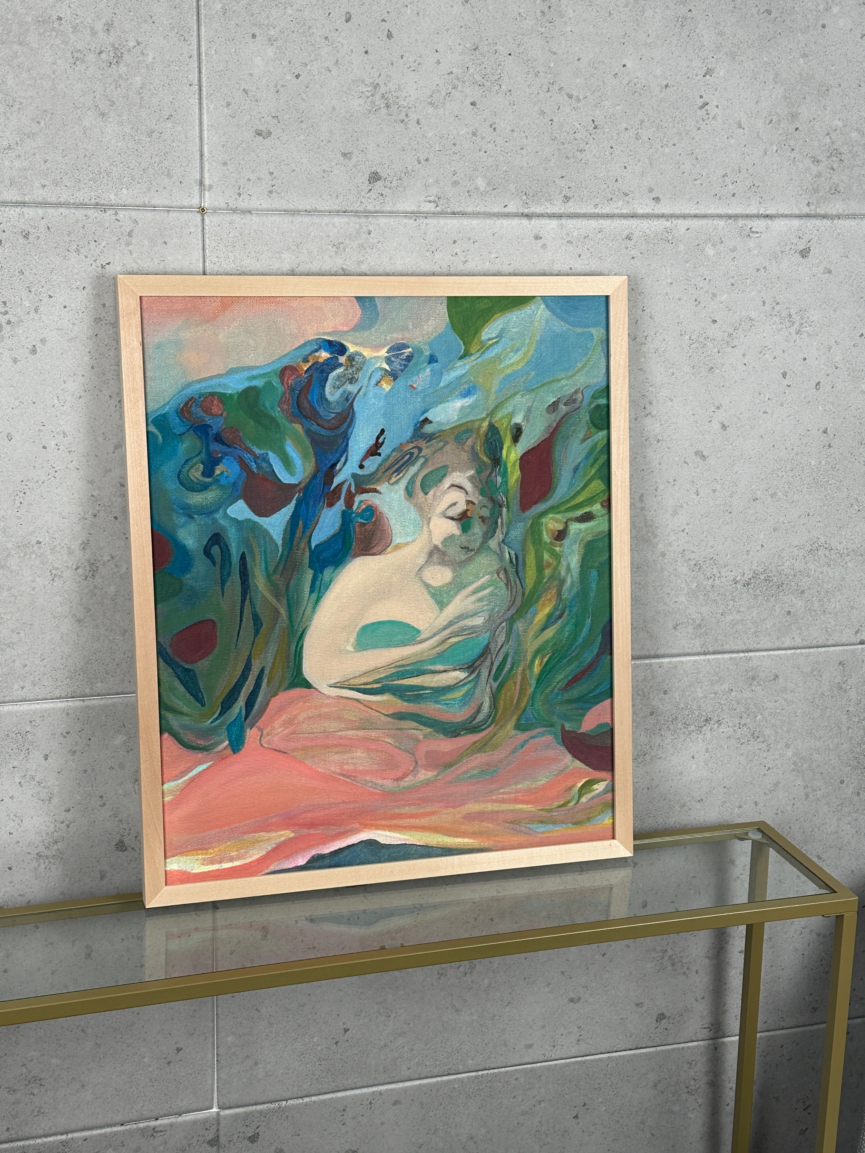 Portrait From Imagination, oil on canvas, original painting