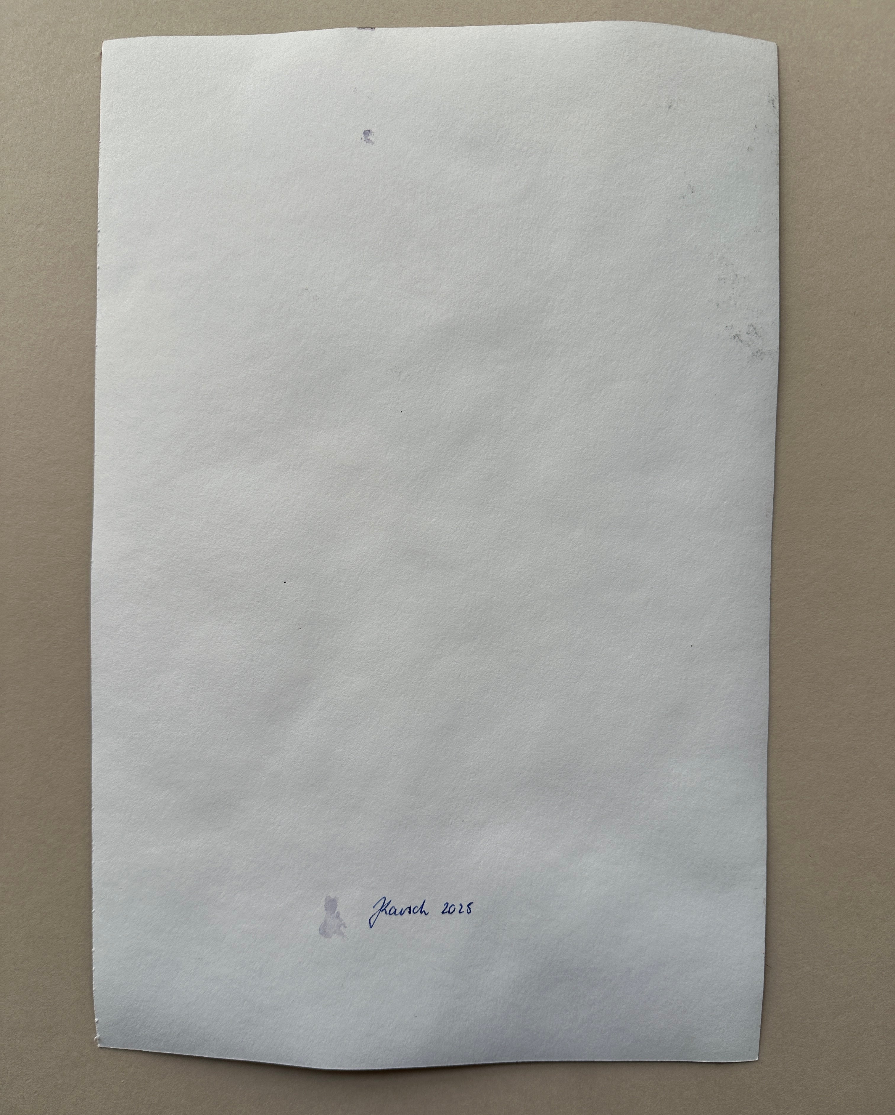 Writing Letters, watercolor drawing, original artwork