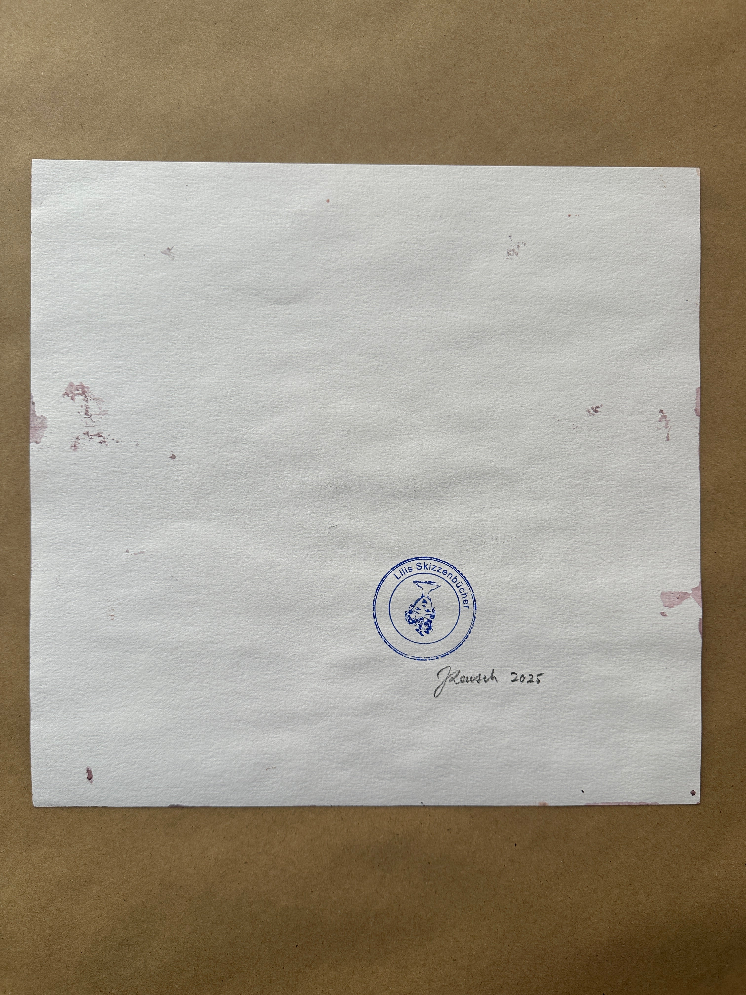 Dreamy piece, acrylic on paper, small original artwork