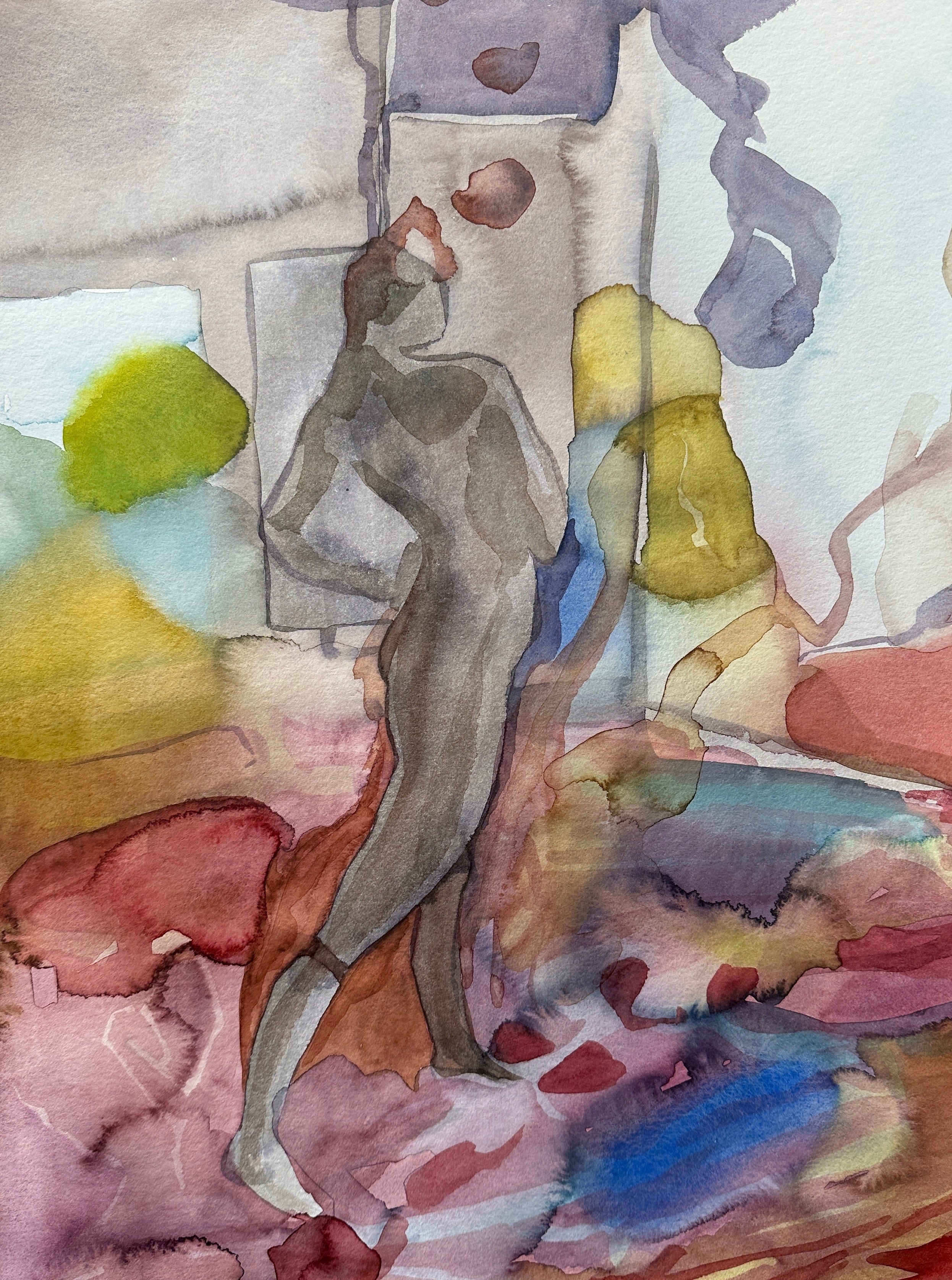 Life Drawing, watercolor, original art