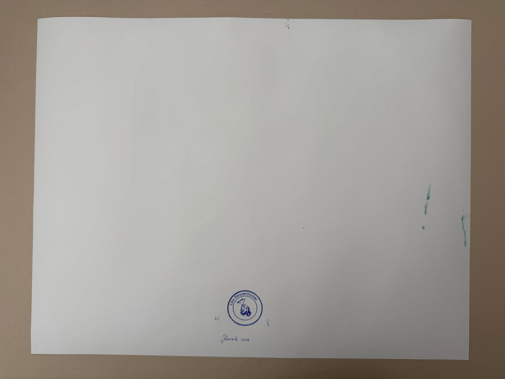 Acrylic portrait, works on paper, original artwork