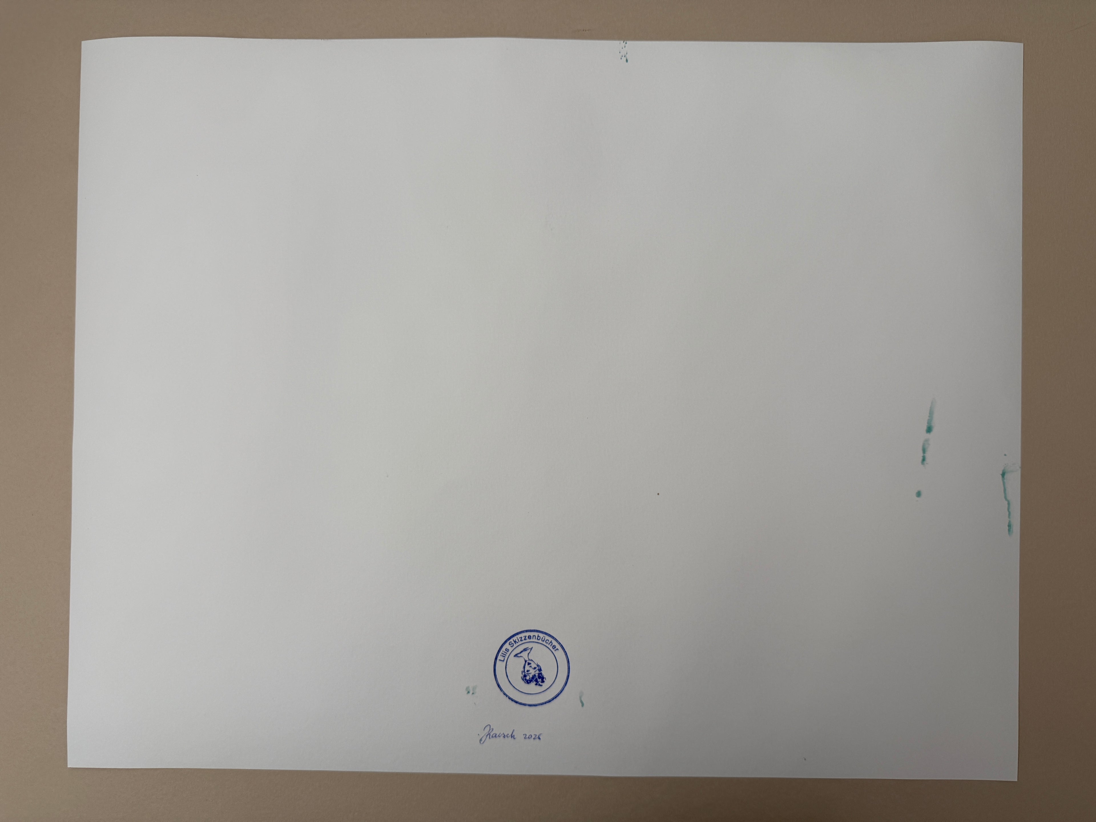 Acrylic portrait, works on paper, original artwork