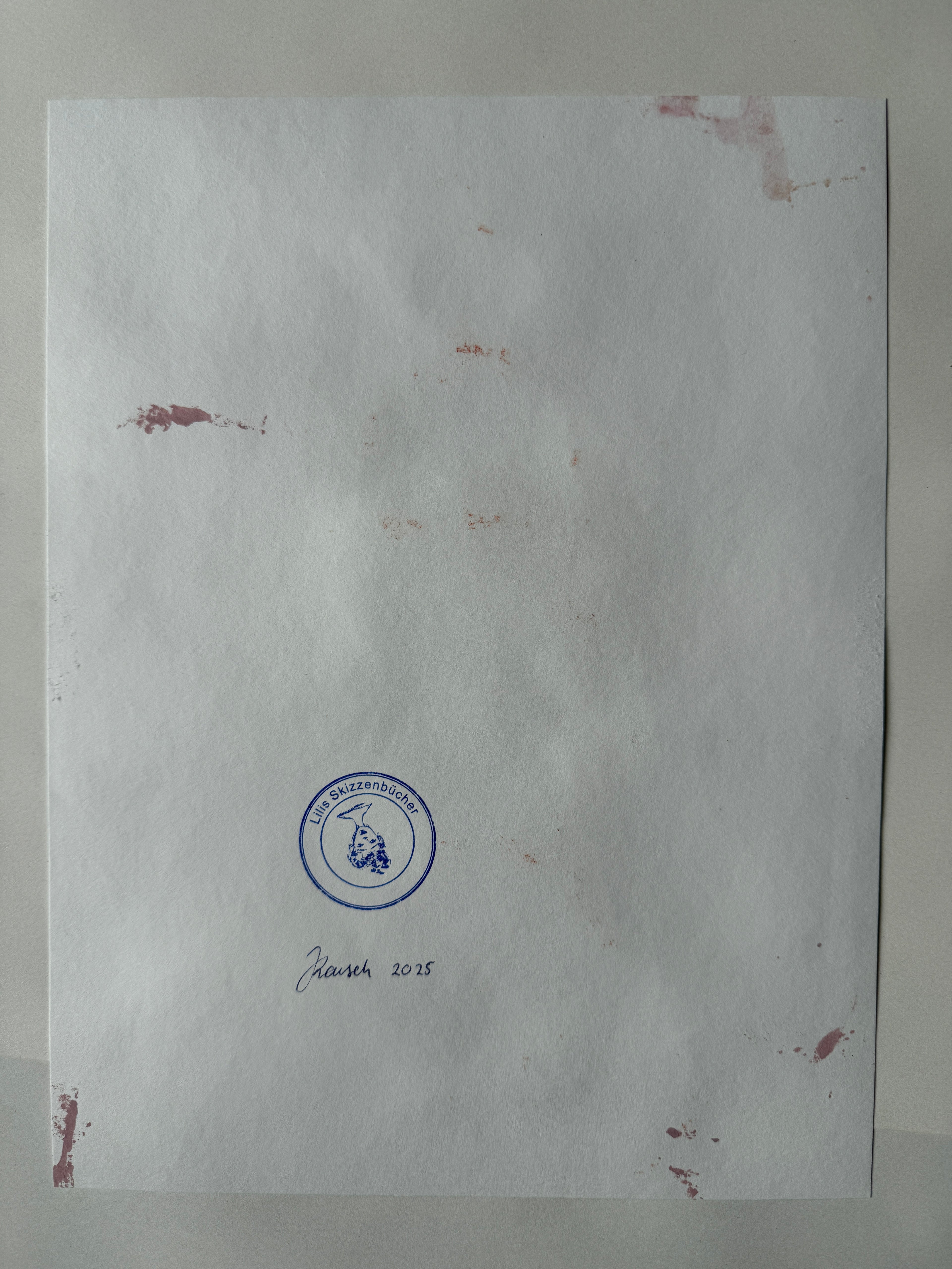 Figure, acrylic painting on paper, original artwork