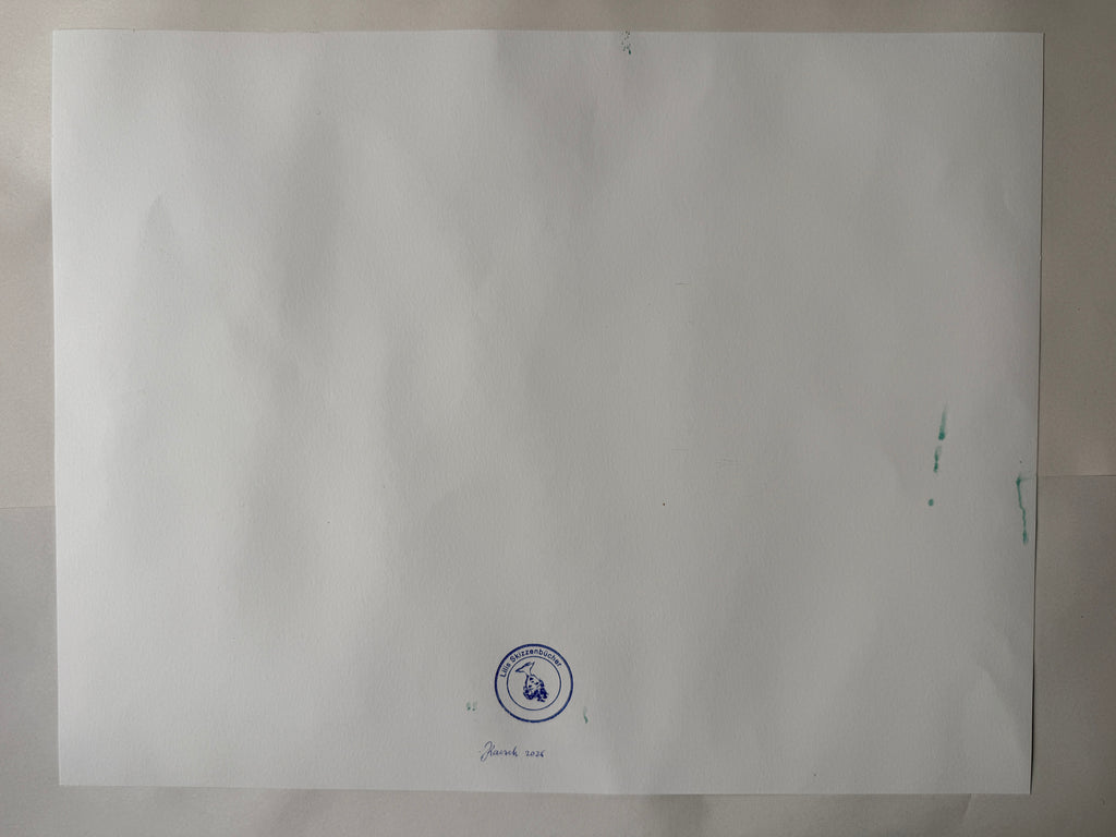 Woman's face, acrylic sketch, original artwork on paper