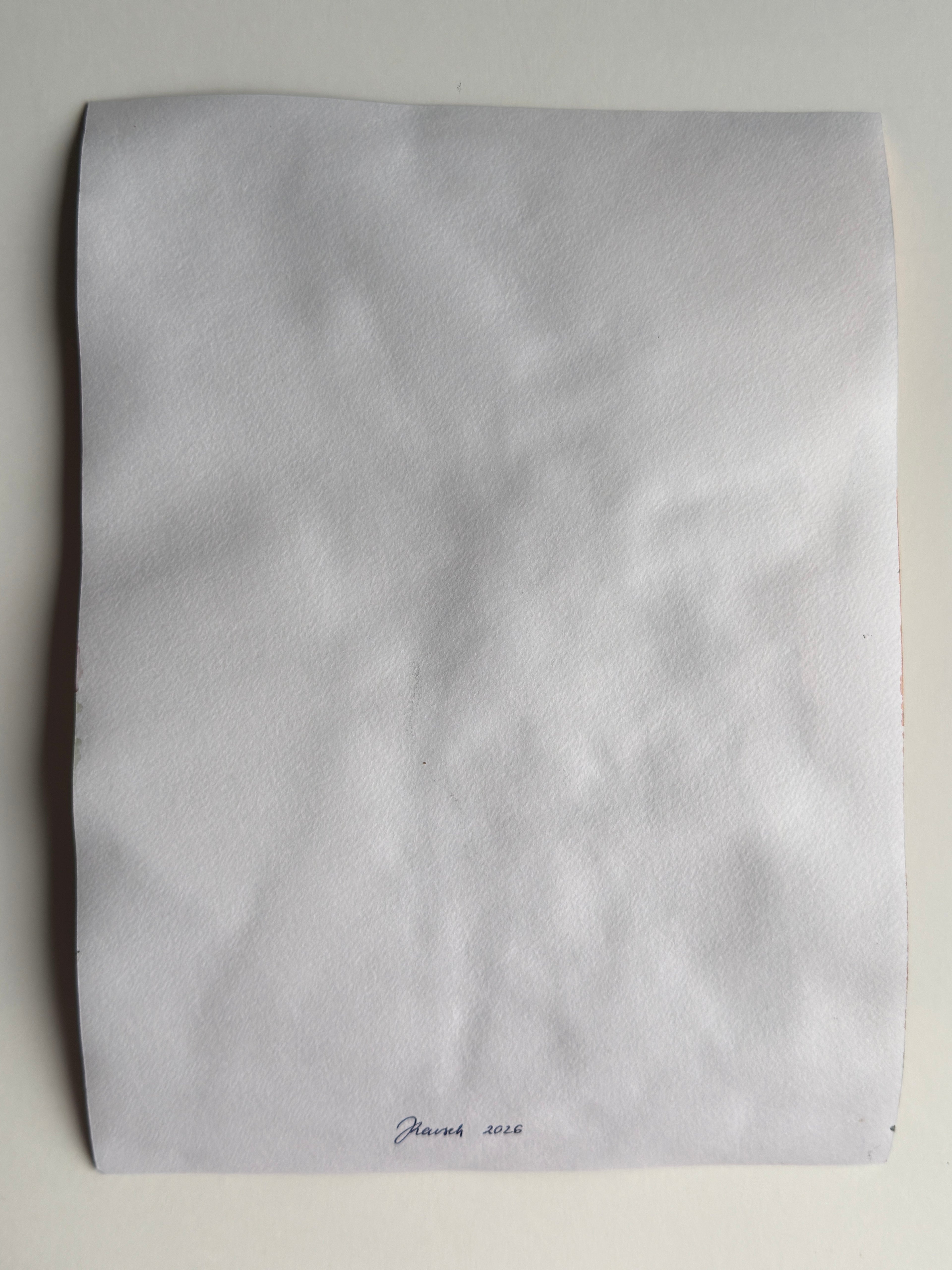 Figurative drawing, watercolor drawing, original art on paper