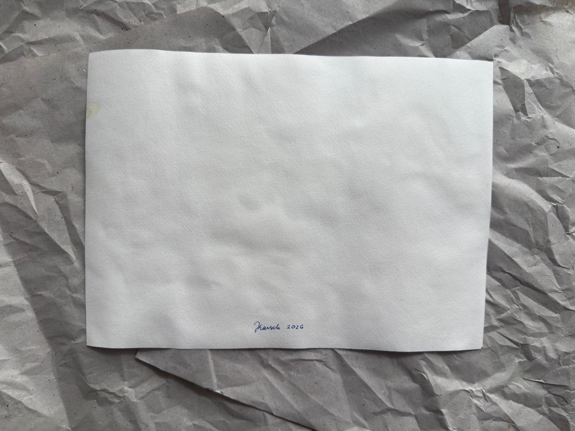 Abstract work, watercolors on paper, original piece