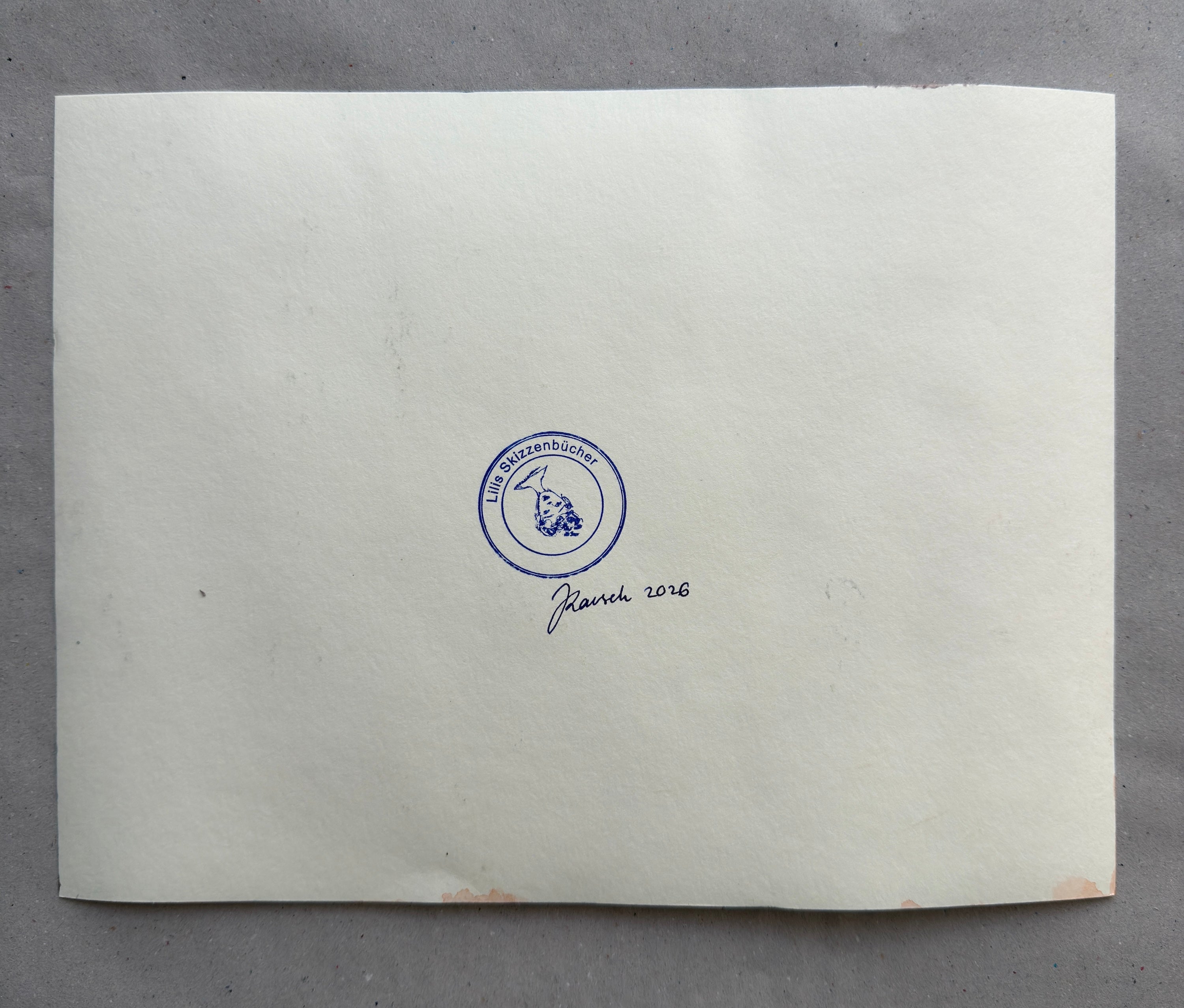 Embryo, acrylic sketch, art on paper