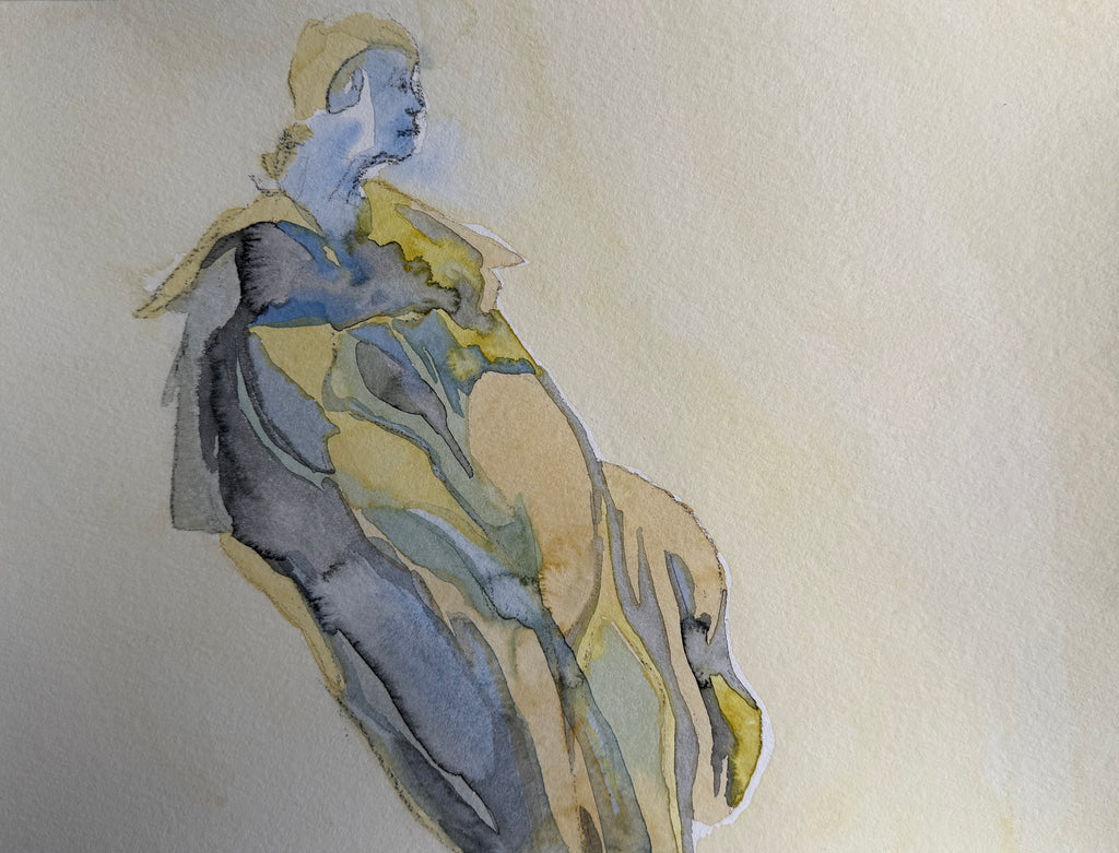 Nothing more, nothing less, original watercolor