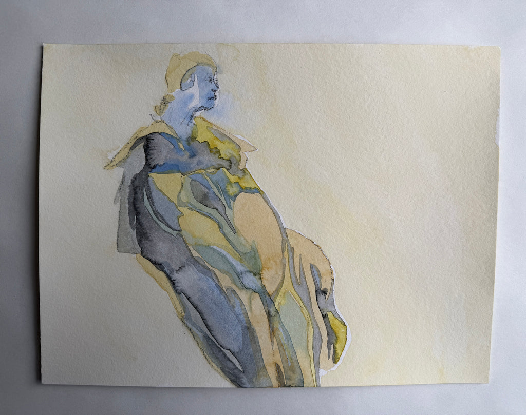 Nothing more, nothing less, original watercolor