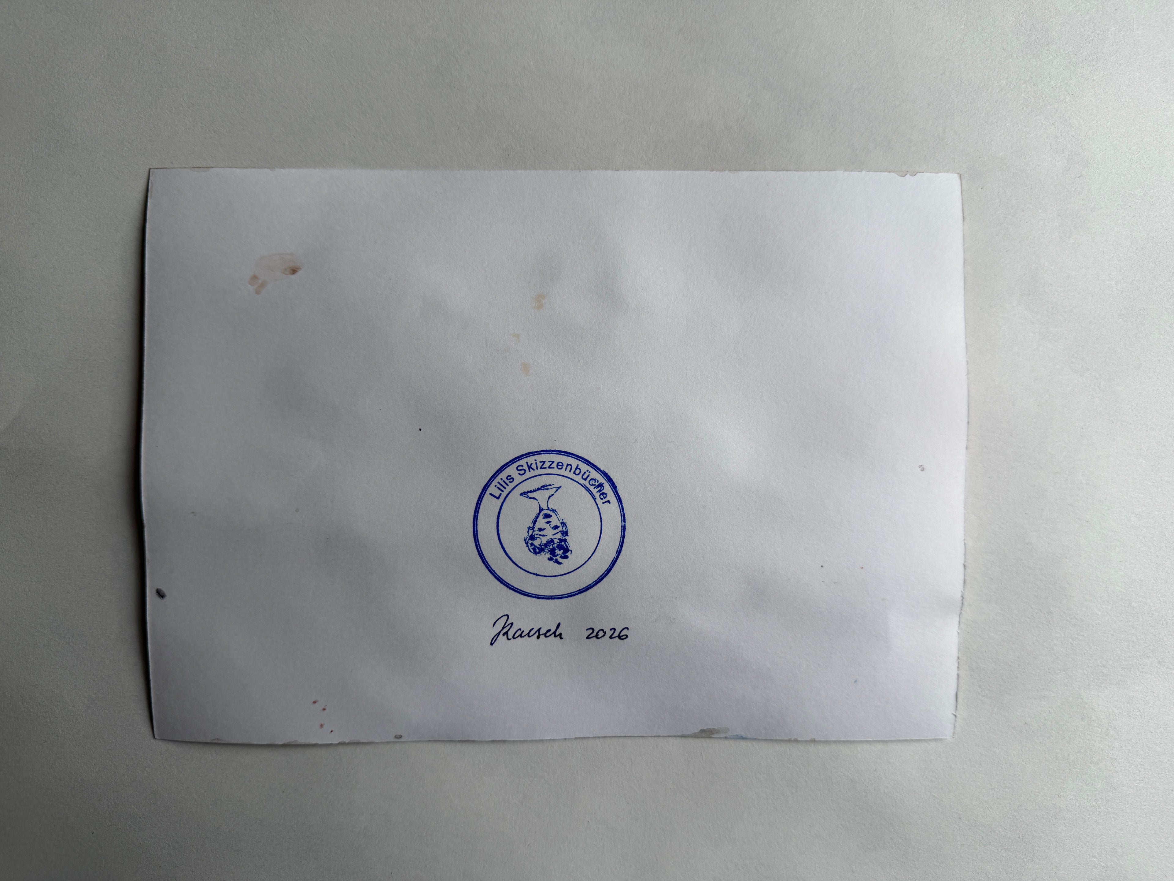 Quick litte drawing, original art, watercolors