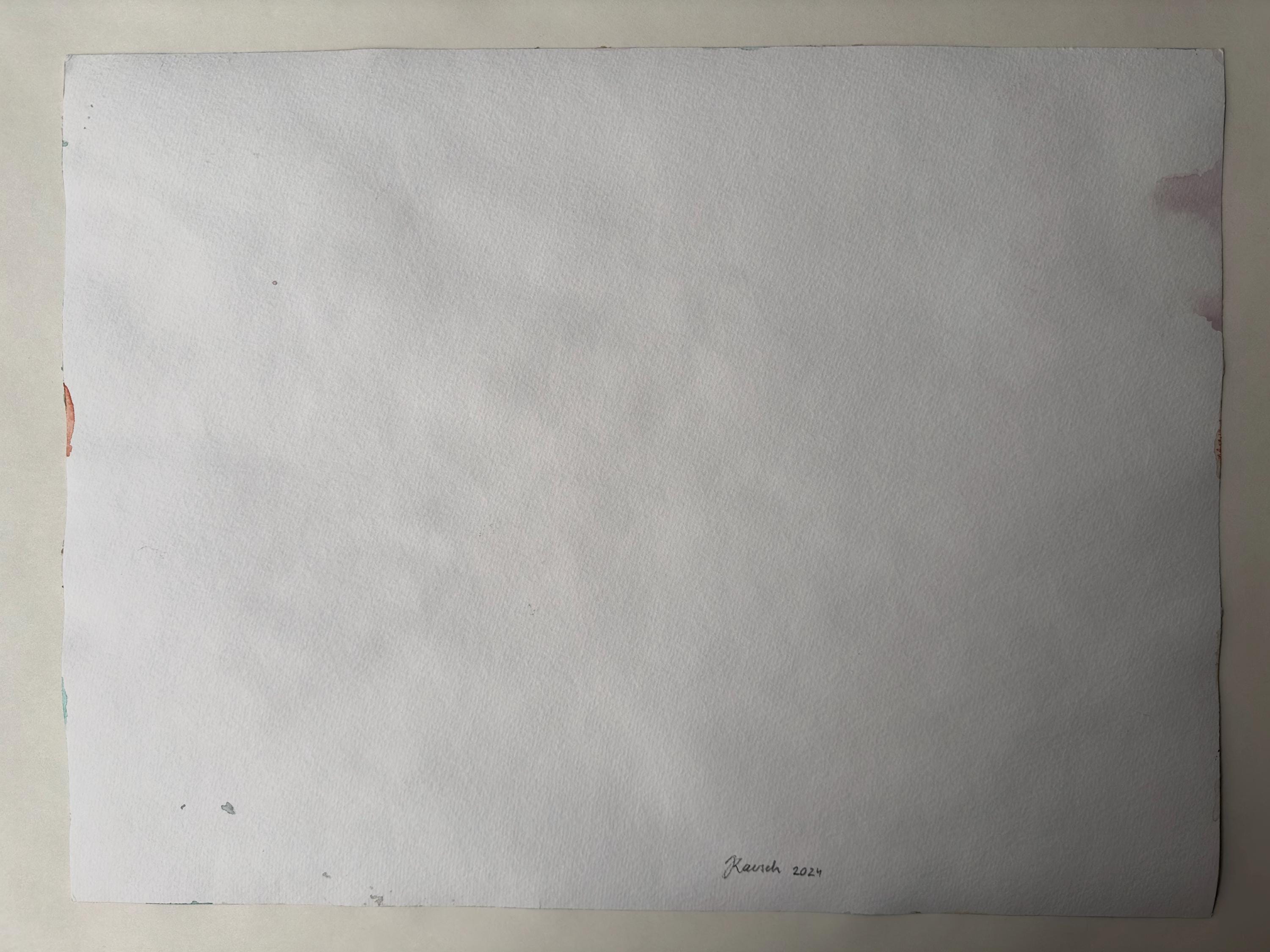 Swirl, Watercolor on Paper, Original